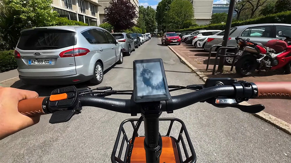 Test du vélo électrique pliable Lankeleisi Golf-X