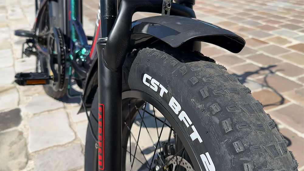 Test du fat bike pliant Fafrees F20 Max
