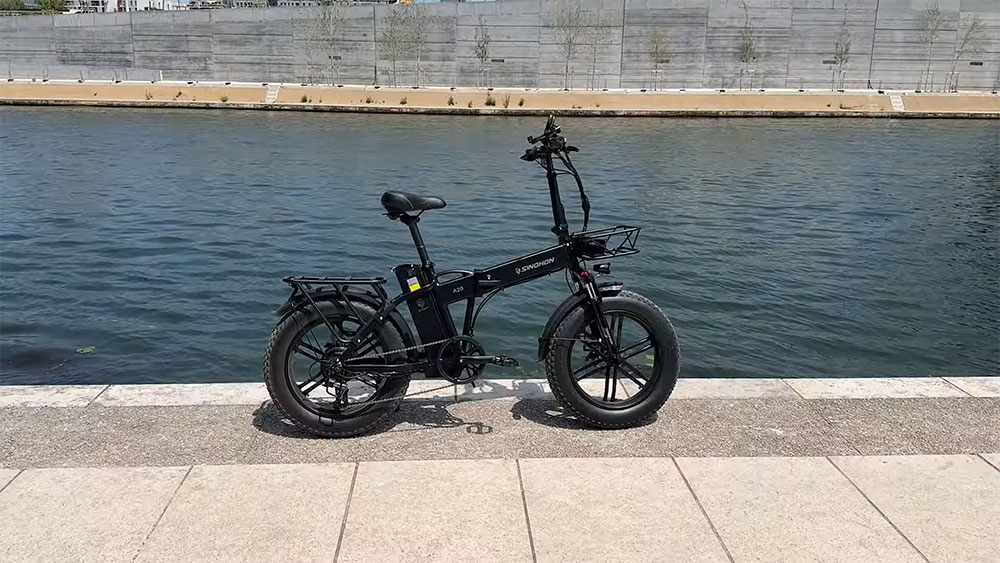Test du fat bike électrique pliant Sinohon A20