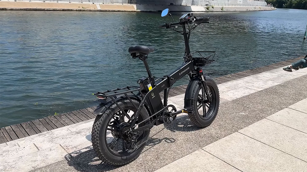Test du fat bike électrique pliant Sinohon A20