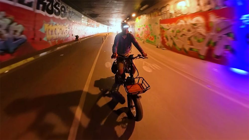 Test du casque de vélo lumineux Overade LIFE