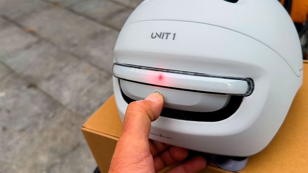 Test du casque lumineux de vélo UNIT1 Neon