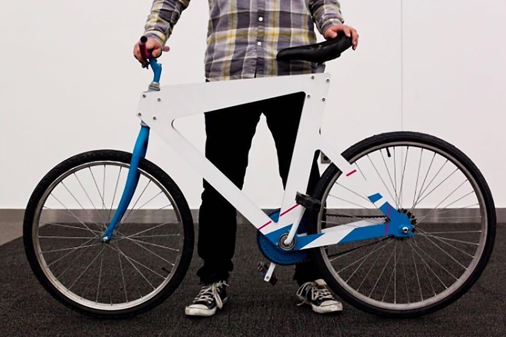 Le vélo Ice Cream Bike Concept, un fixie tout plat !