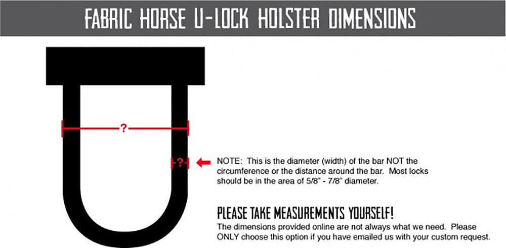 U-Lock Holster par The Original Fabric Horse