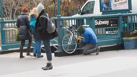 Bike Thief test le vole de vélos dans les rues de New York