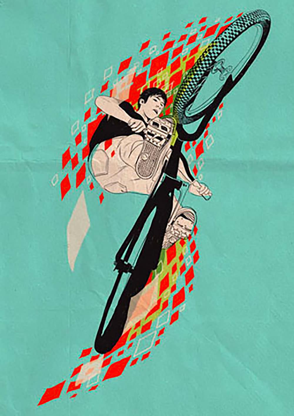 Illustration de Raid71, un illustrateur de vélos talentueux