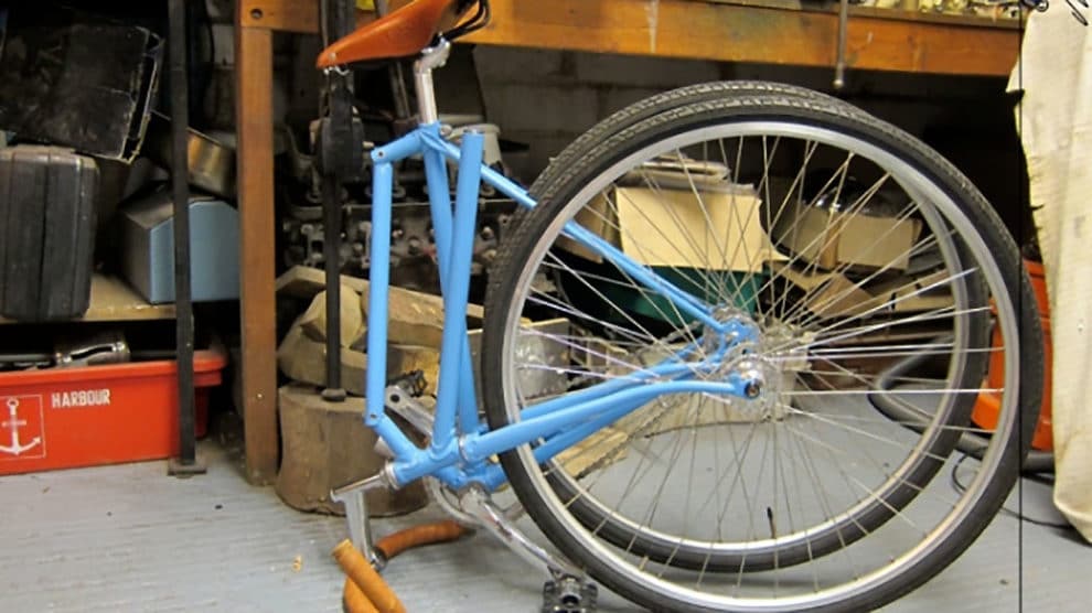 Blue Folding Bike, un fixie pliable et transportable partout