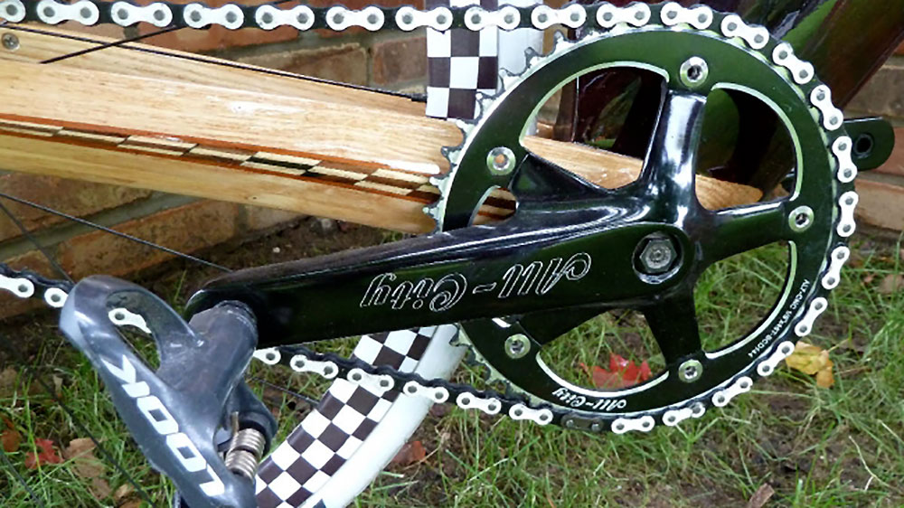 Wood fixed bike de mister Ken Stolpmann