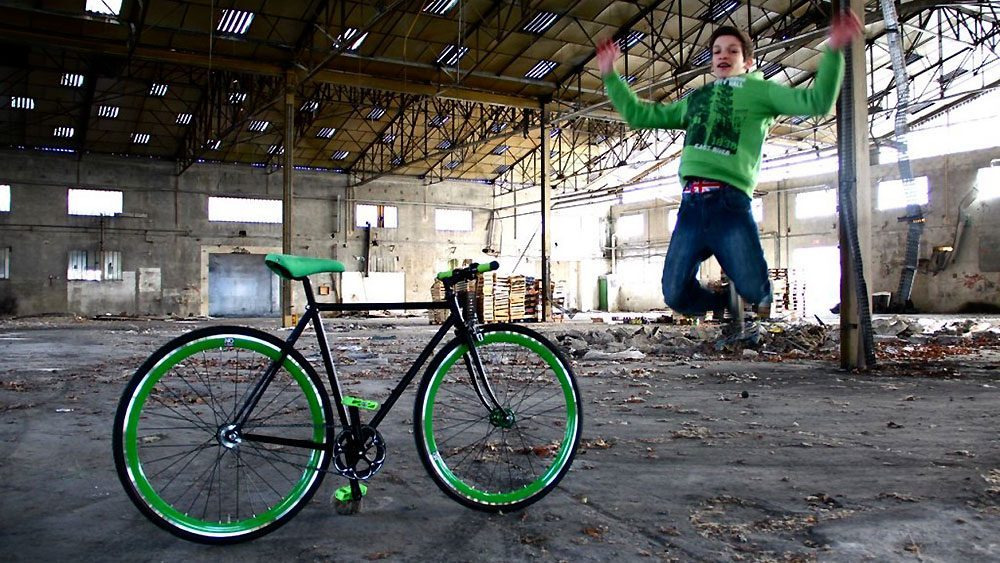 fixie vert