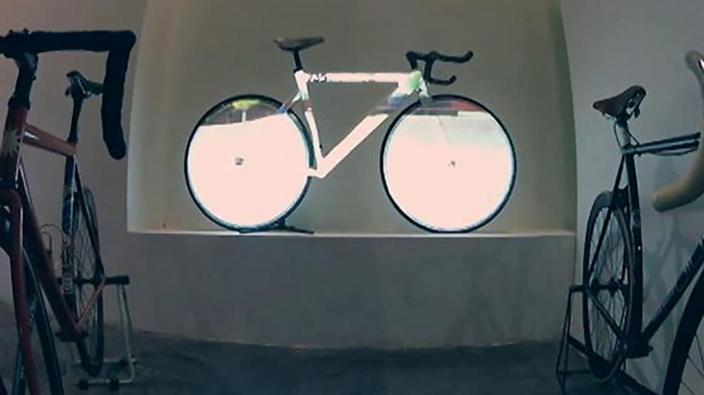Projection Mapping on Fixed Gear Bike