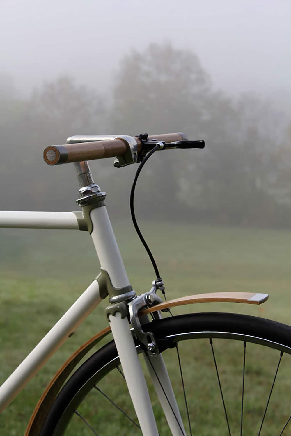 Oak Bicycle, le mélange du bois et de l'acier