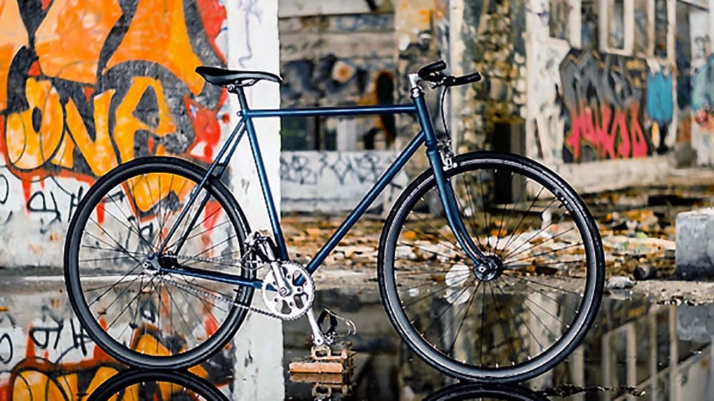Vélo fixie ou pignon fixe urbain Peugeot Carbolite