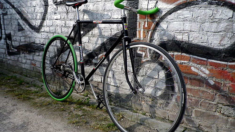 Vélo urbain fixie pignon fixe rétro sport Jacques Anquetil lillois