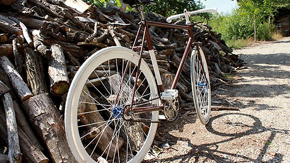 Vélo Handcrafted Old Bike Mercier flip flop