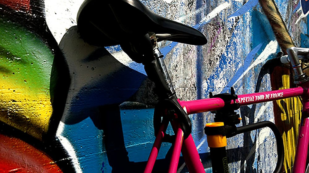 Vélo Mercier singlespeed rose ultra urbain