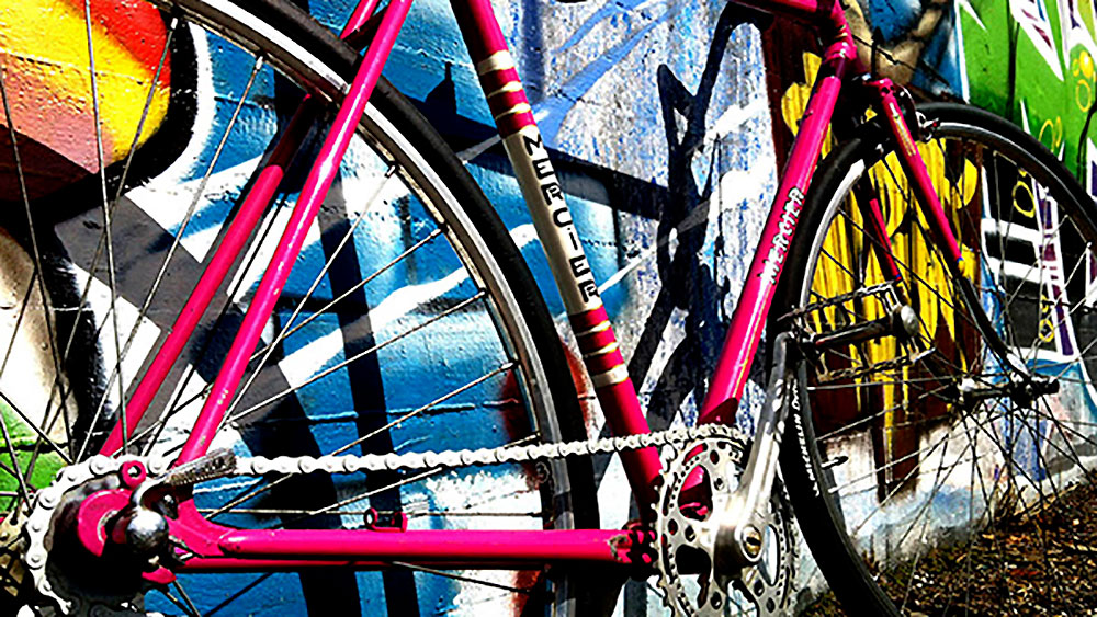 Vélo Mercier singlespeed rose ultra urbain