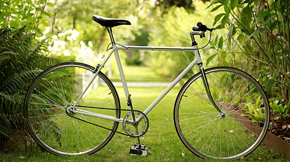Vélo type singlespeed vintage couleur créme !