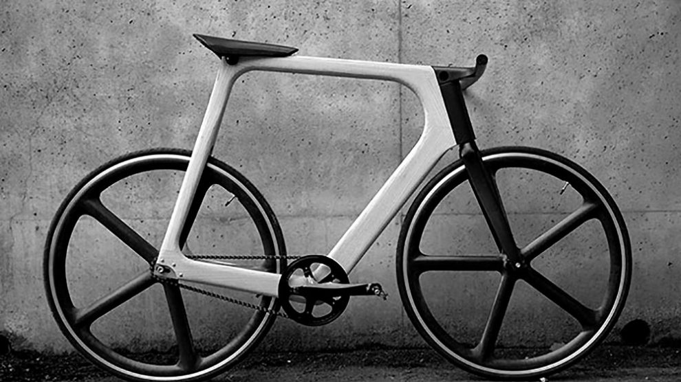 Exclusivité, un vélo fixie presque entièrement en bois Keim Edition