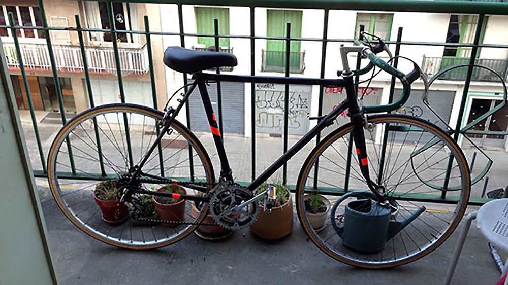 Le vélo de Tonton Louis devenu un vélo urbain en mode fixie !