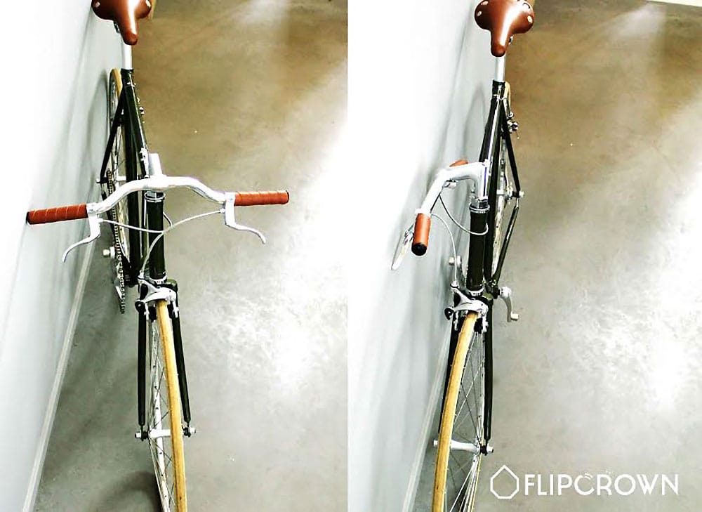 FlipCrown, l'accessoire vélo pratique pour ranger son vélo