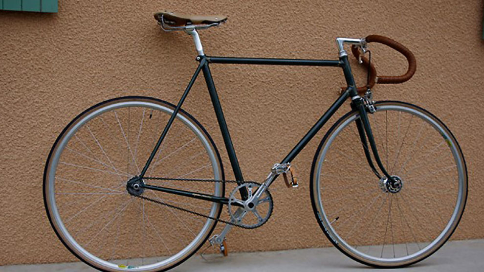Vélo pignon fixe sobre et élégant de chez Cycles Marchi