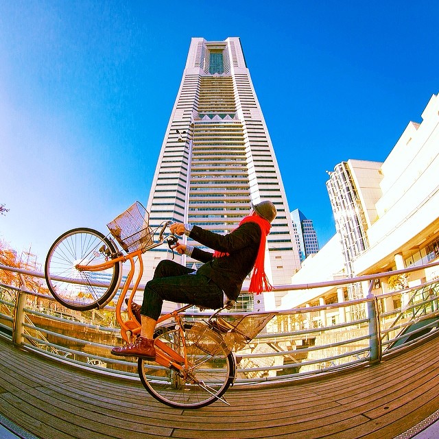 Riding Pop, série de  photos Instagram sur le vélo urbain