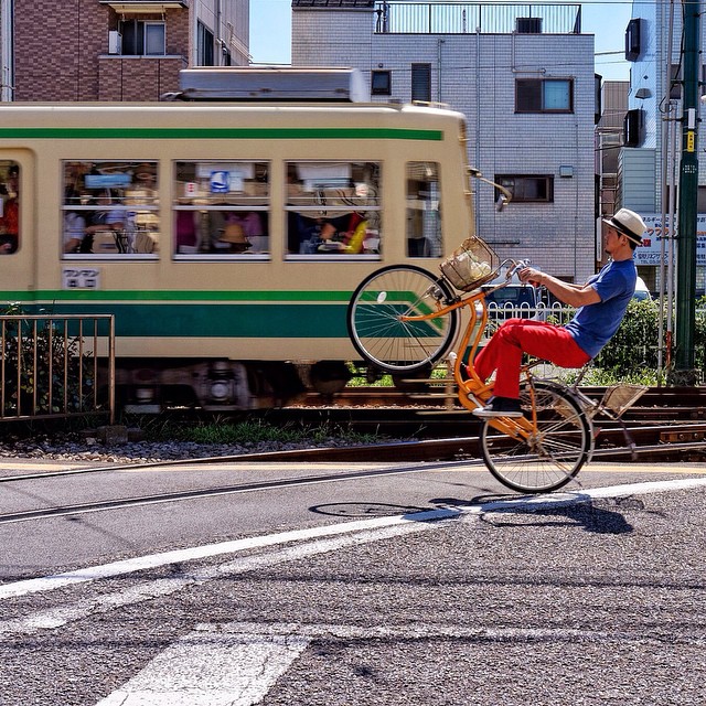 Riding Pop, série de  photos Instagram sur le vélo urbain
