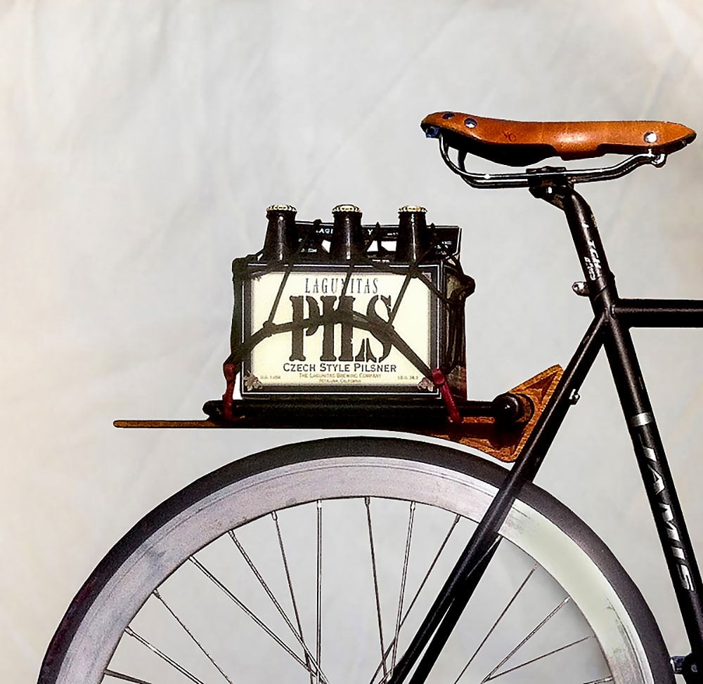 Le garde-boue vélo porte-bagages en bois Slim de Ruphus