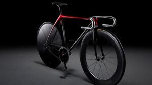Le constructeur automobile Mazda expose un vélo fixie