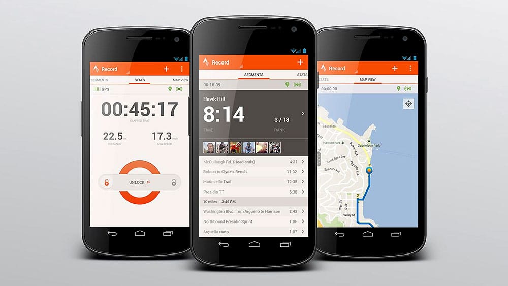 Application GPS Strava pour cyclisme et course à pied