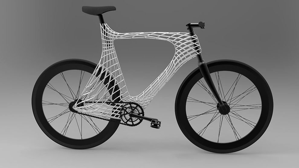 Vélo Arc Bicycle, nouveau fixie fabriqué avec une imprimante 3D