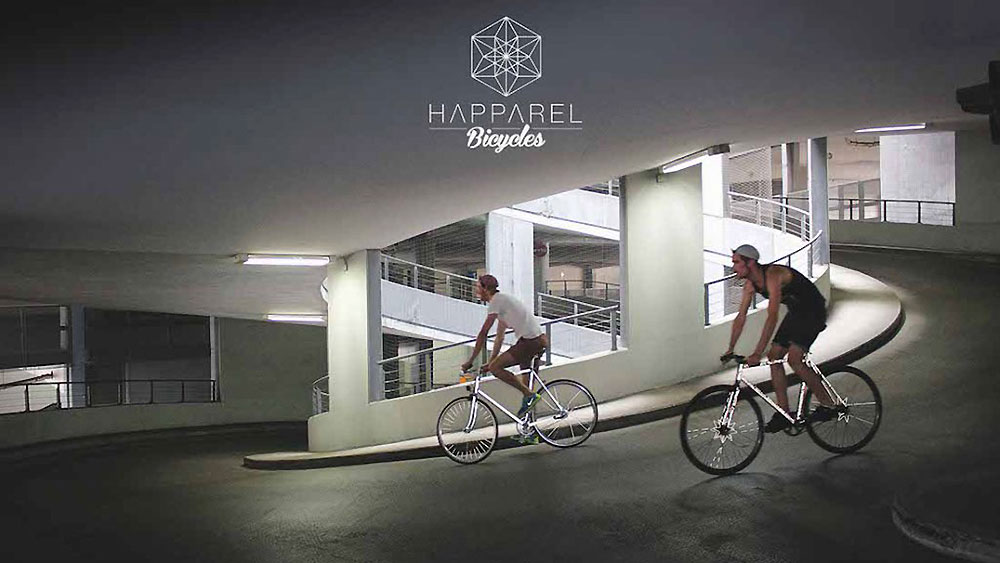 Happarel Bicycles propose des tatouages fluorescents pour vélos