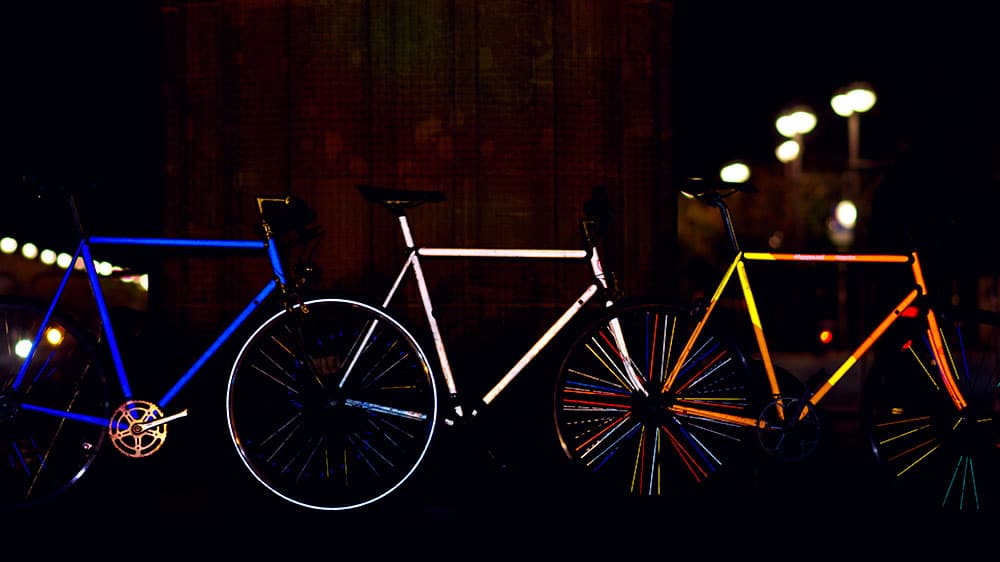 Happarel Bicycles propose des tatouages fluorescents pour vélos