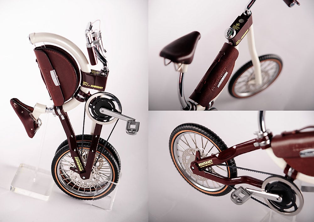 Vélo Somerset, le concept bike fixie pliable et design !