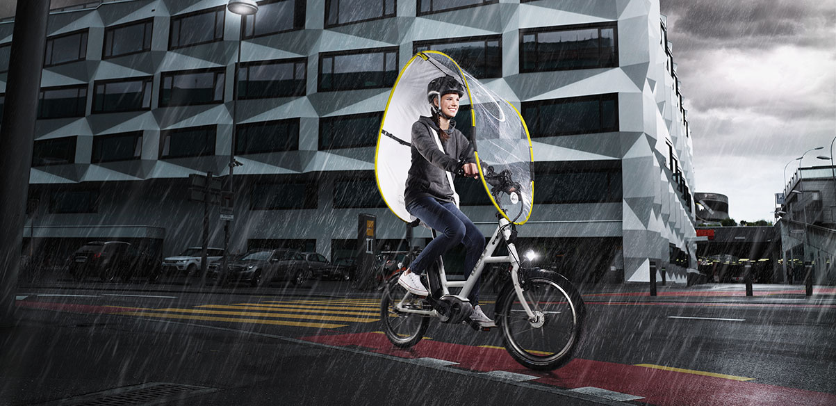 Dryve, un parapluie pas comme les autres pour votre vélo urbain !