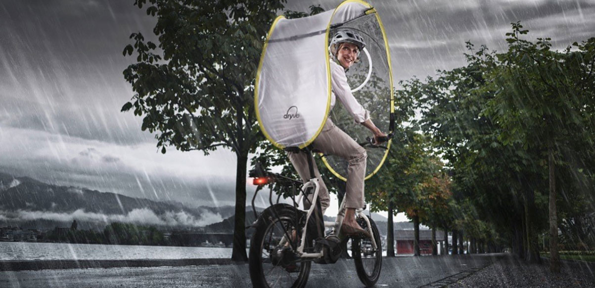 Dryve, un parapluie pas comme les autres pour votre vélo urbain !
