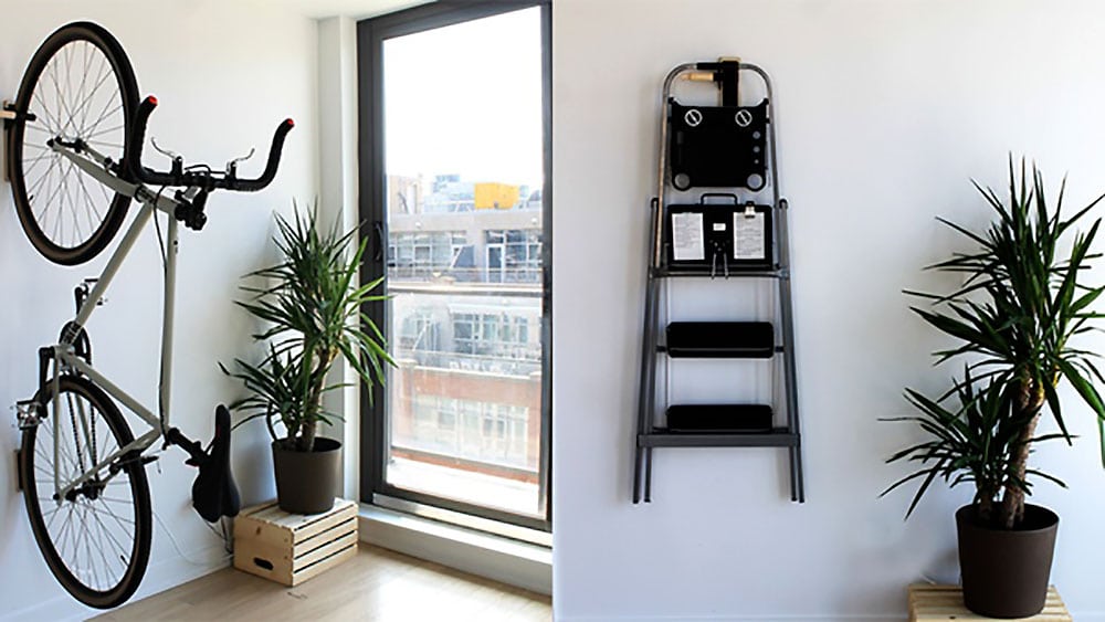 Lift, un nouveau porte vélo design en bois pour votre appartement