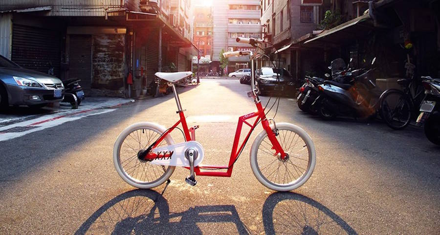 The Sliders, un vélo urbain qui fait aussi trotinette