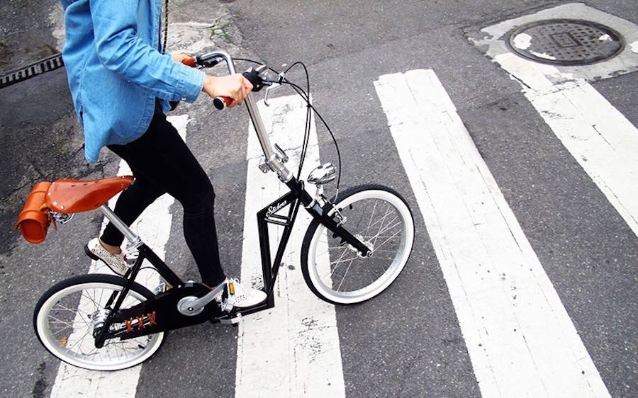 The Sliders, un vélo urbain qui fait aussi trotinette