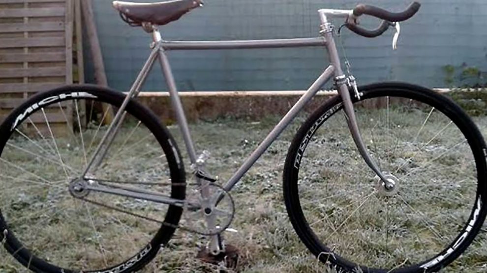 Vélo pignon fixe sur la base d'un vélo de course Cycle LeJeune