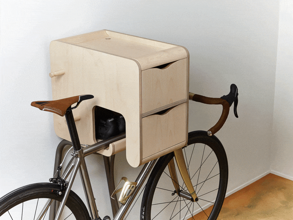 Bike Butler, un meuble de rangement pour cyclistes