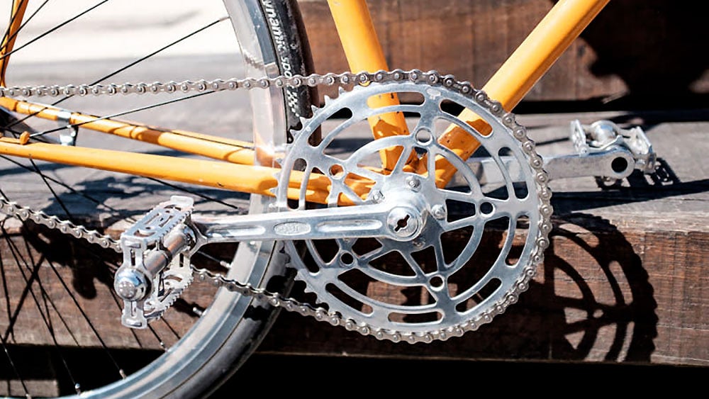 Montage d'un vélo singlespeed avec rétropédalage Peugeot