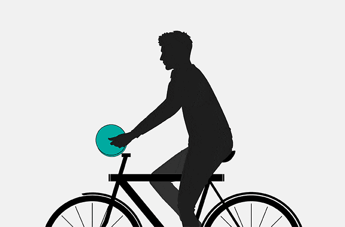 Boncho, un poncho de poche pour le vélo urbain