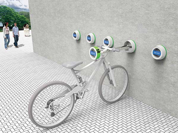 Wall-Hanger bike rack, nouveau parking à vélos urbains