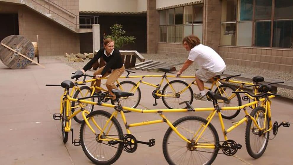 Circular Bike, des vélos singlespeed liés les uns aux autres