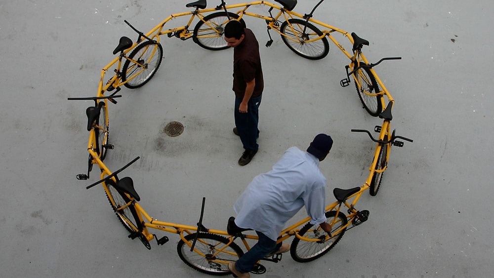 Circular Bike, des vélos singlespeed liés les uns aux autres