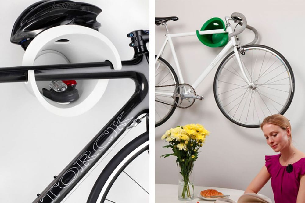 Les supports muraux de vélo urbain ou de ville Cycloc