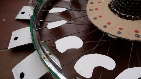 Le cyclotrope, une illusion autour d'une roue de vélo