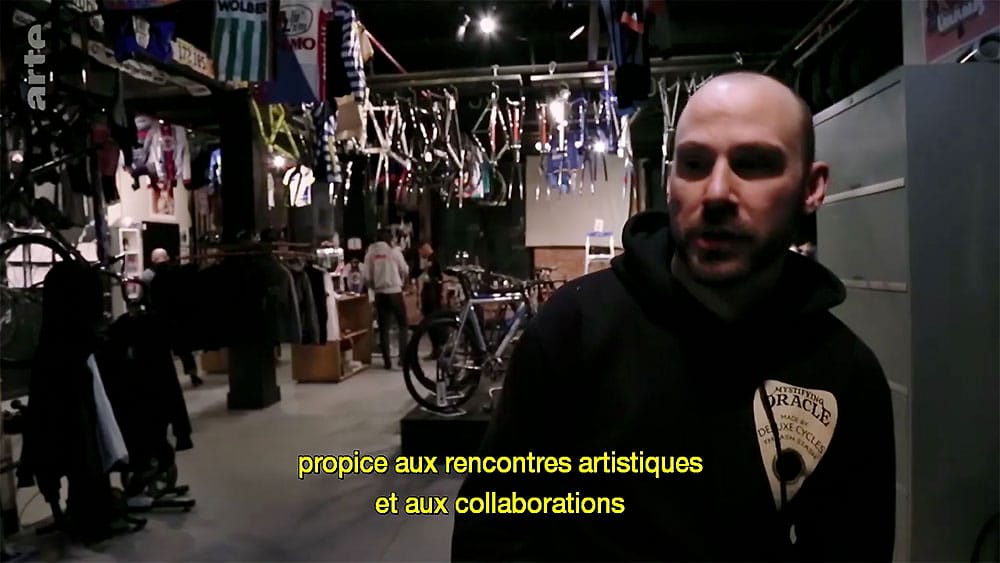 Vidéo "En selle" diffusée sur Arte, l'esprit pignon fixe.