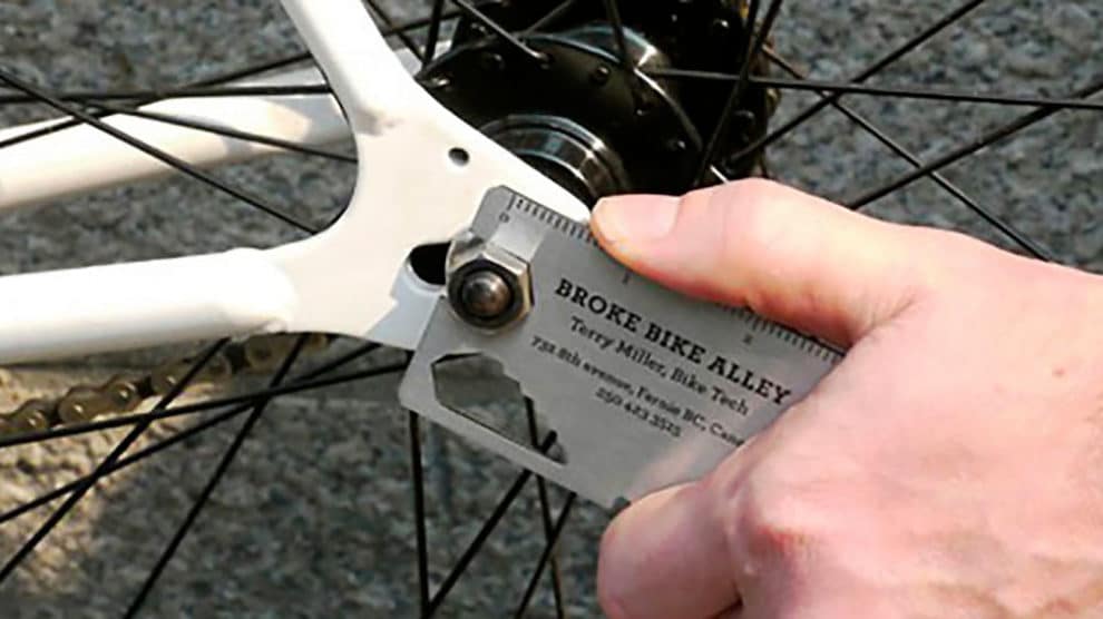 Broke Bike Alley propose une carte de visite vélo originale